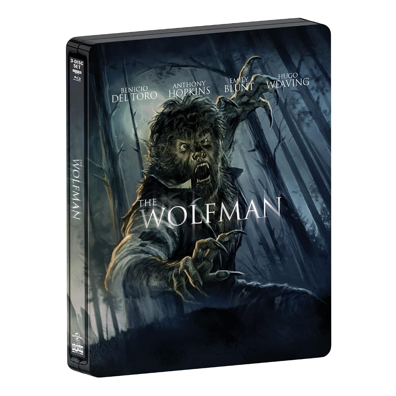 The Wolfman (2010) – Limited Edition Steelbook 4K Ultra HD + Blu-ray