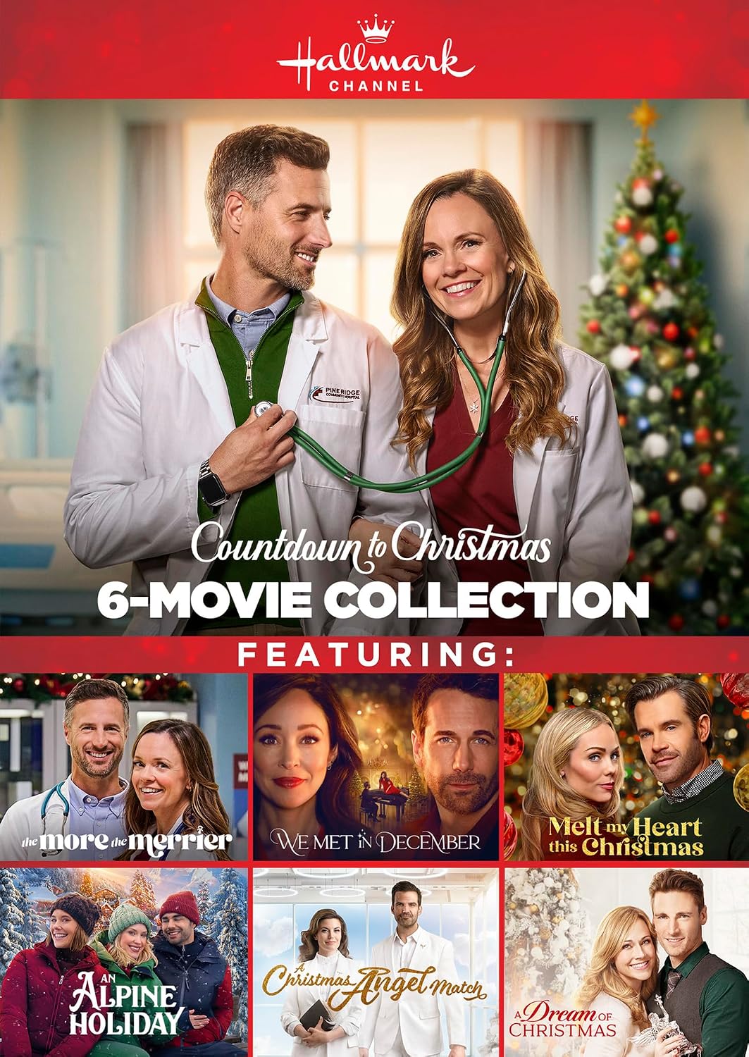 Hallmark 6-movie Collection: The More the Merrier, We Met in December, Melt My Heart This Christmas, An Alpine Holiday, A Christmas Angel Match, A Dream of Christmas Hallmark 6-movie Collection: The More the Merrier, We Met in December, Melt My Heart This Christmas, An Alpine Holiday, A Christmas Angel Match, A Dream of Christmas 