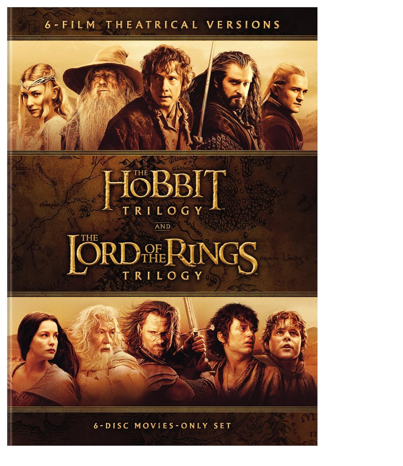 Middle Earth Theatrical Collection (6-Pack)(DVD) Middle Earth Theatrical Collection (6-Pack)(DVD)